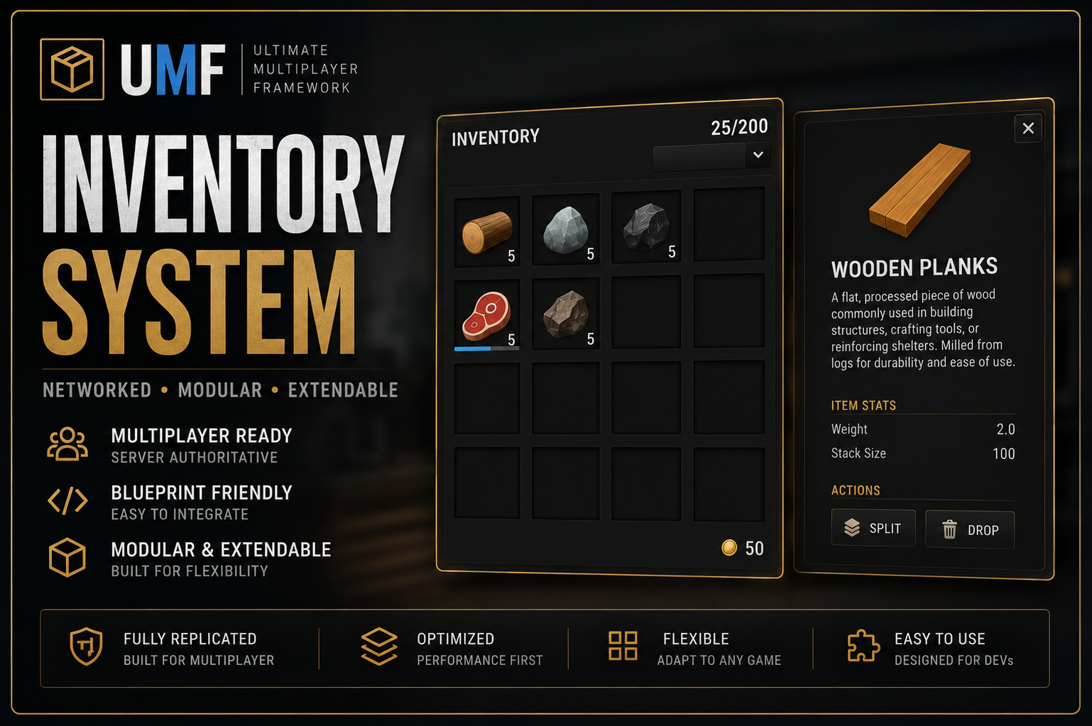 Ultimate Multiplayer Inventory Framework (UMI)
