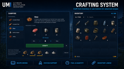 Ultimate Multiplayer Inventory Framework (UMI)