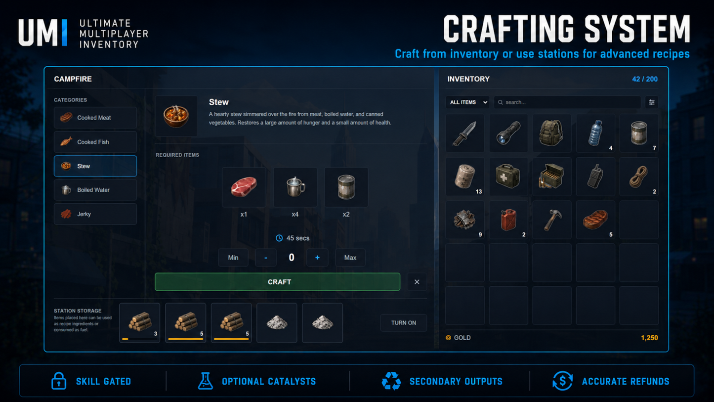 Ultimate Multiplayer Inventory Framework (UMI)